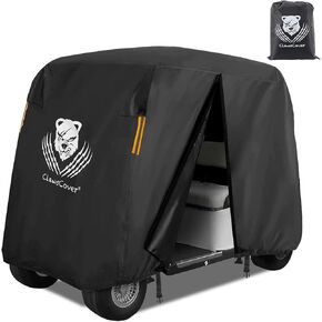 2/4/6 Passenger Golf Cart Covers,Waterproof Outdoor Heavy Duty Fadeless All Weather 2/4/6-Seater Golfcart Cover Accessories Fits for EZGO,Club Car,Yamaha,Honda