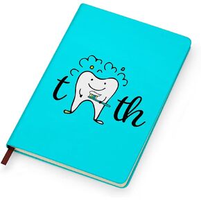 LBWCER I'm Silently Judging Your Teeth Lined Journal Notebook Dentist Journal Gift For Dental School Students Future Dentists Dental Notebook for Dentists (US- Dentae Tooth)