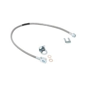Rough Country Rear Stainless Steel Brake Lines for 87-06 Jeep TJ/YJ/XJ - 89703