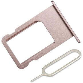 علبة بطاقة Sim بديلة لعلبة بطاقة Sim iPhone 6s مع دبوس Ejet مفتوح + قماش (ذهبي وردي) in Kuwait