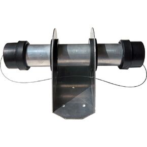 ROAD KING ALUMINUM TUBE STYLE DOCUMENT HOLDER WITH END CAPS FOR TRUCK AND TRAILERS