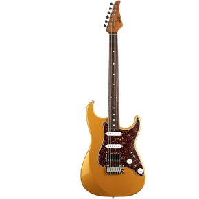 EART 6 String Electric Guitars DMX-9TC Red Tortoise Pickguard Solid Body Roasted Mahogany Body and Alnico v Pickups Versatile Tones Stunning Finishes