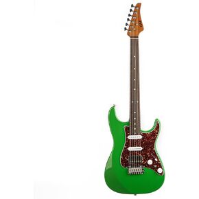 EART 6 String Electric Guitars DMX-9TC Red Tortoise Pickguard Solid Body Roasted Mahogany Body and Alnico v Pickups Versatile Tones Stunning Finishes
