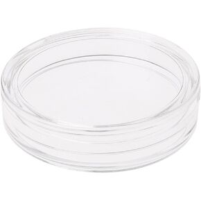 38.6mm Round Acrylic Coin Case Storage Box Capsule Container Storage Box for Silver 2 oz Coin Trays and Coin Boxes