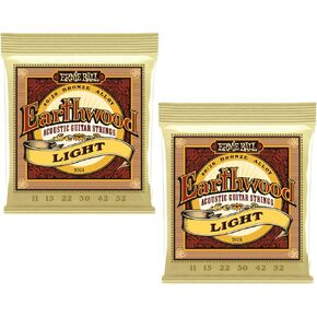 Ernie Ball Acoustic Guitar Strings - Earthwood 2006 80/20 - XL - 10-50 - 2 Pack