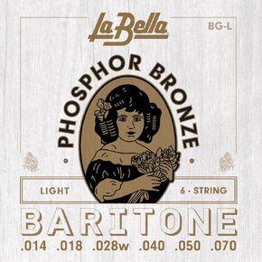 La Bella BG-M Phosphor Bronze Medium Acoustic Baritone String