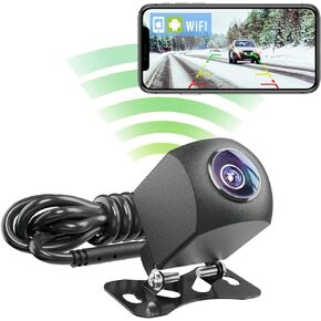 EWAY Digital Wireless Backup Camera Phone Tablet Monitor for iPhone Android, Truck Rear/Front Viewing Back Up Reverse Camera Systems IP68 Waterproof 150° Angel for Car Van SUV Pickup Trailer RV Camper