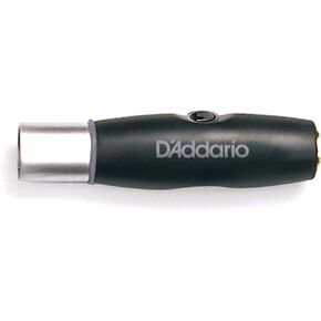 D'Addario Accessories Male XLR male to balanced 1/4" female adapter