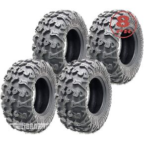 مجموعة إطارات WANDA الكاملة ATV/UTV 27x9R14 أمامي 27x11R14 خلفي /8PR مداس عميق شعاعي