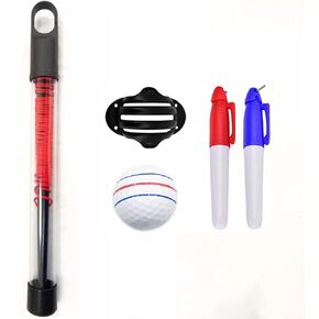 Golf Putting Alignment Tool - Golf Putting String Line and Golf Ball Alignment Tool - Golf Putting Aids to Help You Make More Putts - Effective Putt Training and Putting Drills