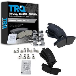 TRQ Ceramic Brake Pads Compatible with 1992-1999 Toyota Camry 1994-1995 Celica