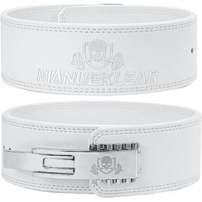 Lever Belt Weightlifting, Leather Lever Belt for Men & Women Powerlifting Lever Belt with 10mm Back Support, Weight Lifting Belt for Weightlifting, Deadlifts, Squat