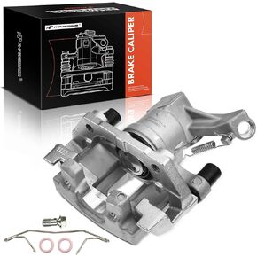 A-Premium Disc Brake Caliper Assembly with Bracket Compatible with Select Cadillac and Saab Models - BLS 2007-2008, 9-3 2003-2011, 9-3X 2010 - Rear Left Driver Side
