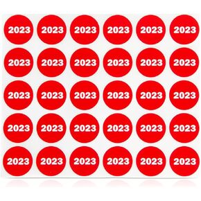 ملصقات عام 2025 - مستديرة 0.75 بوصة، ملصقات حفظ مرمزة باللون الأخضر علامات تبويب عام 2025 لحفظ الكتب وخزانة الملفات وملصقات تنظيم الملفات واللوازم المكتبية - 300/عبوة، 600 ملصق