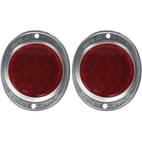 Grote 40232 Red Aluminum Two-Hole Mounting Reflector