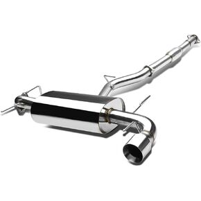 DNA MOTORING CBE-WRX085-OE-NRT Cat Back Exhaust System [Compatible with 08-14 Subaru Impreza WRX 2.5L H4 Turbocharged]