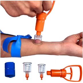 Insect Bee Sting Snake Bug Bite Kit Venom Extractor Sting Suction Pump First Aid Safety Tool Fast Kit Emergency for Hiking Backpacking Camping