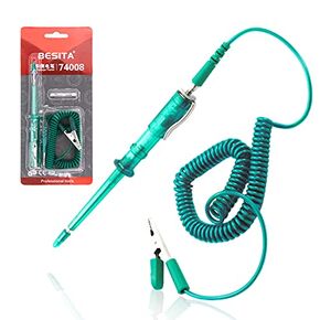 جهاز اختبار دائرة السيارات - جهاز اختبار التيار 6 فولت - 24 فولت، جهاز اختبار دائرة احترافي للسيارات مع ضوء مؤشر، مسبار طويل مع مشبك تمساح لاستمرارية جهد السيارة، لسيارة السيدان، وسيارات الدفع الرباعي، والمركبات الترفيهية، والشاحنات in Kuwait