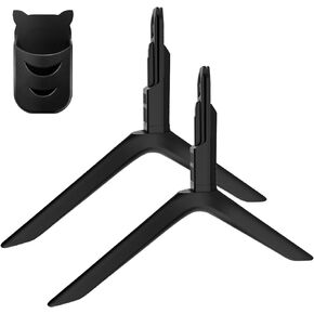 TV Stand Only for Samsung TV Stand Legs UN55TU8000FXZA UN55TU8200FXZA wr Remote Holder, for BN96-50850A BN96-50867A Samsung TV Stand Base Replacement, No Need to Drill Holes