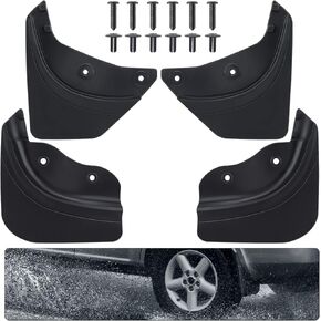 اللوحات الطينية لطراز Tesla Y - مجموعة من 4 قطع، واقيات رذاذ السيارة لعام 2020-2023 Tesla Model Y، سهلة التركيب وواقي الطين لحماية ممتازة، أسود غير لامع أنيق in Kuwait