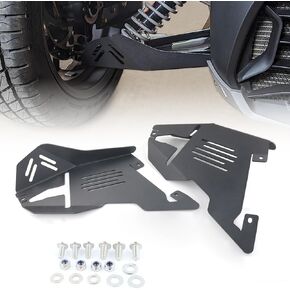 ATV Front Splash Guards Protectors Compatible with Compatible with Can-Am Ryker 600 900 Sport & Ryker Rally Edition All Models Aluminum A-Arm Protectors