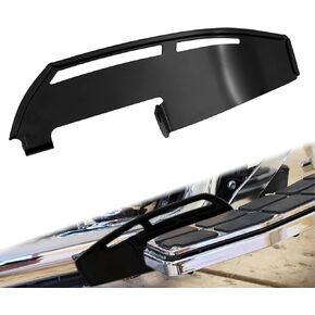 HDBUBALUS Motorcycle Driver Floorboard Heel Guard Fit For Harley Softail 86-17 Touring FLD 2012-2016 Touring Electra Glide Road Glide Road King Street Glide