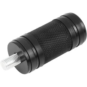uxcell M8 x 1.25 Black Billet Knurled Burst Motorcycle Shifter Peg for Harley Davidson Touring