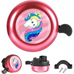 Akkya Bike Bicycle Bell Horn for Kids Adults Unicorn Cycling Handlebars Knee Scooter Accessories for Women Girls Electric Mountain Bike Ring Bell Biking Bicicle Accessories Loud in Saudi Arabia