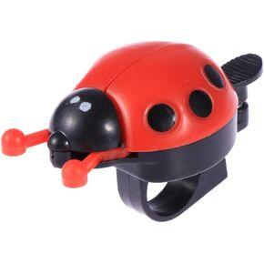 BESPORTBLE Ladybug Bike Bell, Ladybug Shape Bicycle Bell Plastic Bike Bell Loud Crisp Clear Sound for Kids Adults Sport Outdoor Bike Parts