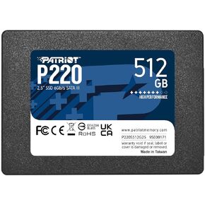 Patriot P220 256GB Internal SSD - SATA 3 2.5" - Solid State Drive Bulk 10 Pack - P220S256G2510B