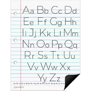 Jumbo Magnetic Notebook Paper - Magnetic Handwriting Paper for Classroom, Dry Erase Notebook Paper, Magnetic Lined Paper for Whiteboard, Simply Magic 23x17