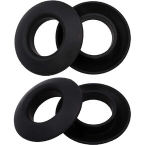 4 Pcs Universal Kayak Paddle Drip Rings-for Kayak and Canoe Paddles - No More Sliding Up and Down (Black)