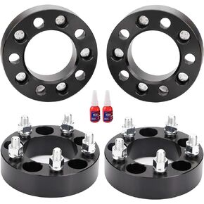 5x4.5 to 5x5 Wheel Adapters Conversion Compatible with JK XK WK WJ Wheels on Tj Yj Kk Xj Mj Kj Zj Vehicle, 1.25 inch 5x114.3mm to 5x127mm Forged Wheel Adapter with 1/2-20 Studs & 71.5mm Bore