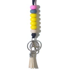 Teacher Lanyards for ID Badges for Women Silicone Bead Lanyards for ID Badge Holder Breakaway Lanyard for Teachers Teens