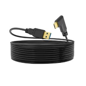 VR Link16 ft, USB 3.2 Gen 2x1 to Type-C Cable 10Gbps, Compatible with External NVME/ Quest 3/2/Pro/PICO4 Accessories, Suitable for Steam VR Virtual Reality Headset Games Connected to PC