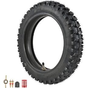 2.5-10" Off-Road Tire and Inner Tube Set - Most 49cc, 50cc, and 70cc Dirt Bike Tire with 10-Inch Rim Replacement Compatible with CRF50/XR50, DRZ70/JR50, and PW50 (2.5-10") in Saudi Arabia