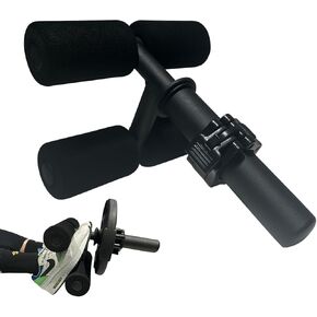 Tib Bar، آلة رفع الساق، مدرب Tibialis، معدات الركبتين فوق أصابع القدم لتقوية عضلات الساق السفلية/الساق/الكاحل، تناسب لوحات الوزن الأولمبية مقاس 2 بوصة in Kuwait