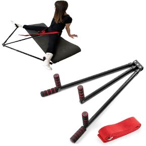Adductor Stretcher Leg Spreader Stretcher to Over 180° Split Trainer for Ballet Martial Arts Fitness Legs Stainless Steel with Padded Grips