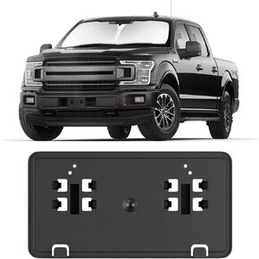 Replace for Ford 2018 2019 2020 F150 Front License Plate Bracket Frame Holder, JL3Z17A385BA Accessories F150 Bumper License Plate Mount Black (2018-2020(2.7L 3.0L 3.5L))