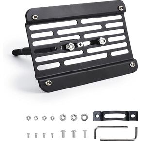 Front Bumper Tow Hook License Plate Mount Relocator Bracket Mounting Bolt Adapter Kit for Subaru BRZ WRX Crossbrek (Thread M16*1.5)