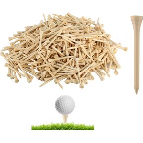 Bamboo Golf Tees 1000 PCS 2-3/4 inch Length | Bamboo Golf Tees, 7X Stronger Than Wood Golf Tees, Reduce Friction & Side Spin in Saudi Arabia