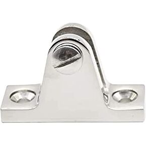MARINE CITY 316 Grade Stainless Steel Bimini top Deck Hinge – Boat Bimini High Fitting Hardware Side Mount – Boat Top Hinges Bimini Mounts with Removable Pin for Marines Boats Yachts (Pack of 4)