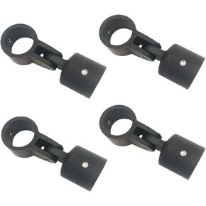 4 Sets Nylon Bimini Top Jaw Slide and Eye End Cap, Bimini Top Hardware, Fits 1 Inch OD Round Tube