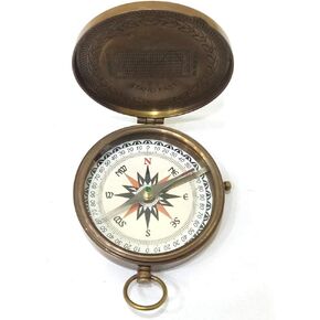 American Compass Antique Vintage Brass Compass Rustic Vintage Home Decor Gifts