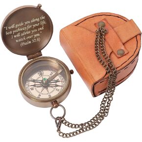 God's Providence Compass - Christian Gifts for Men, Catholic Gifts, Baptism Gifts for Boys, Gifts for Teen Boys, Graduation Gifts, Inspirational Gifts for Woman, Sentimental Gifts