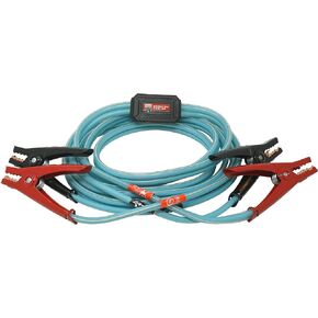 84696616 6 Gauge; 16' Blue Booster Cables with Exclusive Road Glow Technology