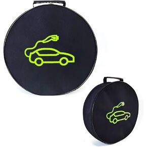 EV Cable Bags, Portable EV Chargers Cable Storage & Organizer for Jumper Cables,Cords,and Hoses, Perfect for Electric Vehicles,RV Sewer Hose,Camper Accessories
