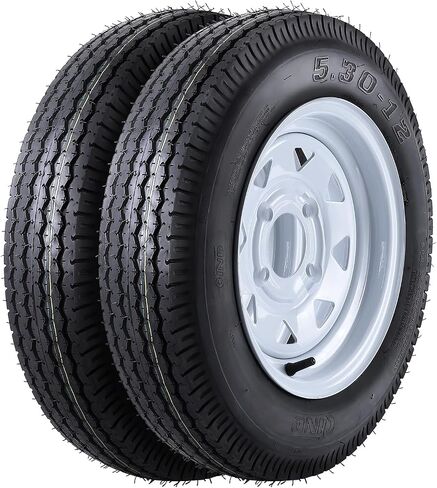 4.80-8 4.80x8 480-8 4.80-8 Trailer Tires with 8'' Rims, 4 Lug on 4'', Load Range C, 6PR in Saudi Arabia