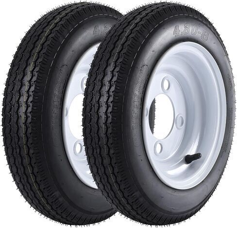 4.80-8 4.80x8 480-8 4.80-8 إطارات المقطورة بإطارات 8 بوصة، 4 عروة على 4 بوصة، نطاق التحميل C، 6PR in Kuwait