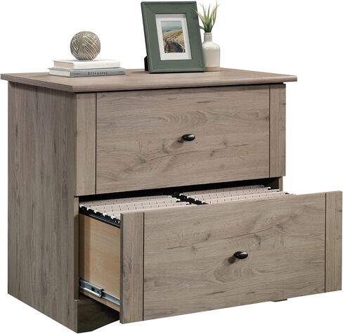 Sauder Miscellaneous Office Lateral File, L: 32.05" x W: 21.97" x H: 29.01", Laurel Oak Finish in Saudi Arabia